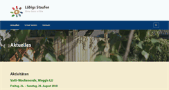 Desktop Screenshot of laebigsstaufen.ch